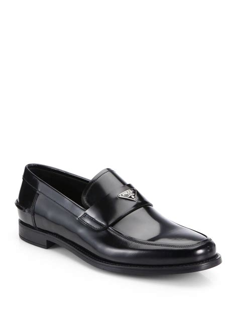 prada mens slip on|new Prada men's shoes loafers.